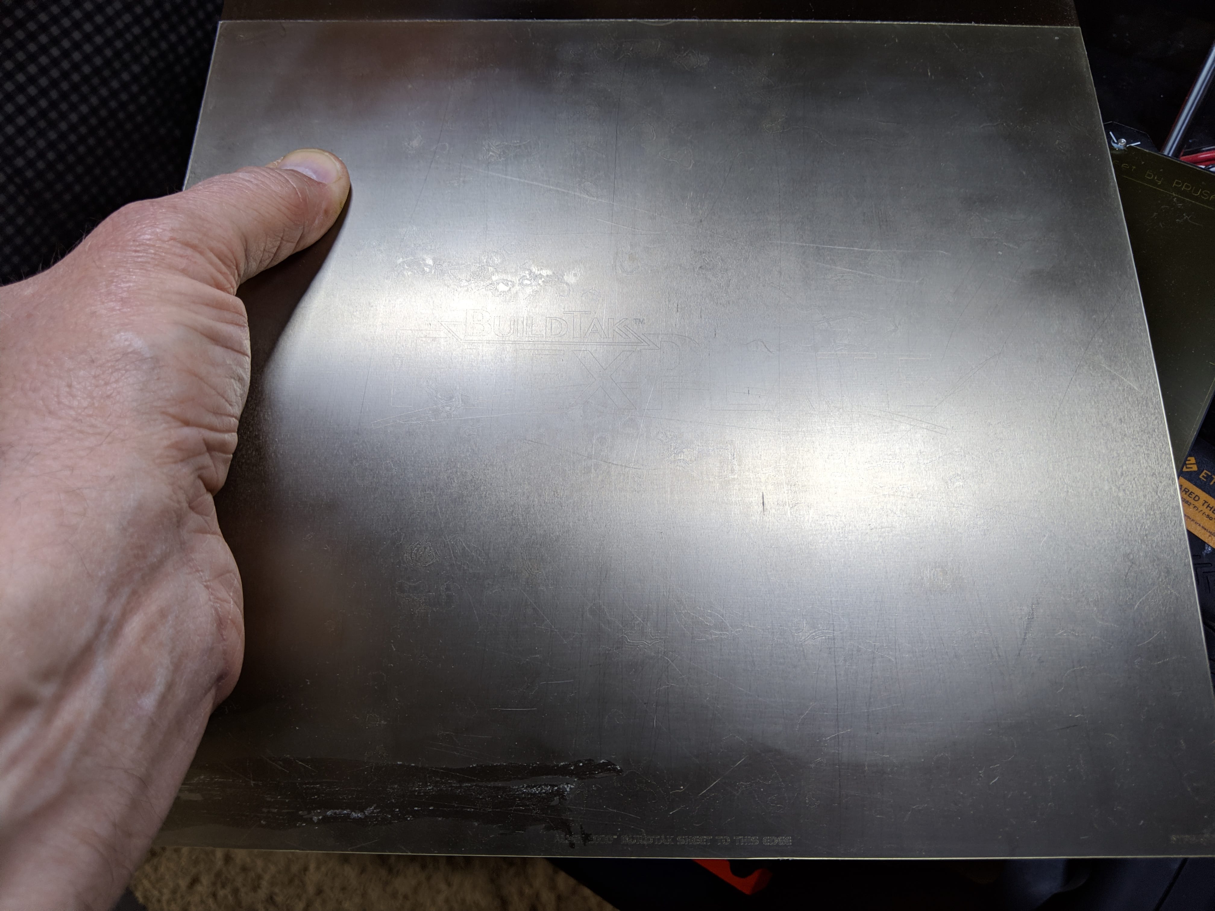 BuildTak spring steel sheet with BuildTak PEI surface